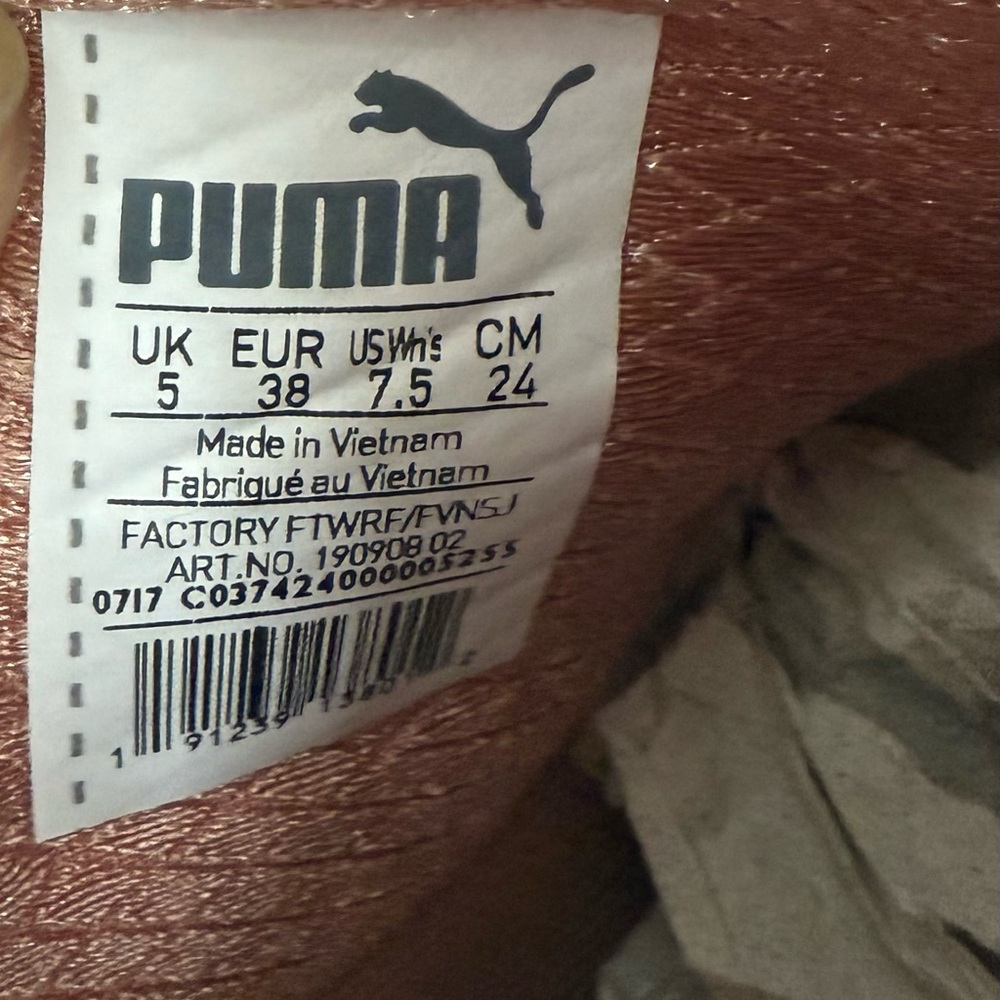 NWT Puma Women's Blush Pink Slip-On Sneakers - Size 7.5 - Picture 9 of 10